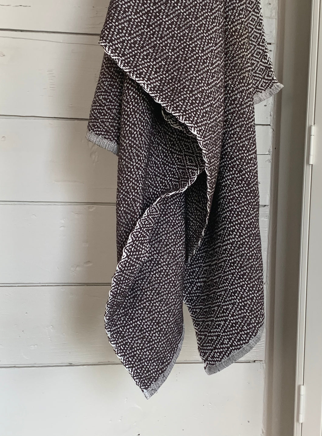 Shola Throw - Black and White